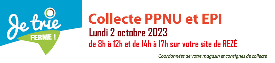 collecte PPNU EPI octobre